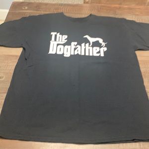 The Dogfather T shirt (and free Greyhound socks)